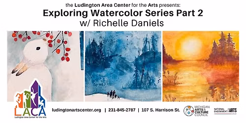Exploring Watercolor Part II w\/ Richelle Daniels
