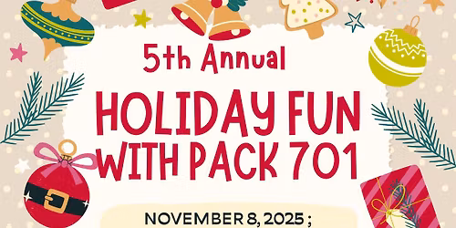 Holiday Fun with pack 701 Craft Show