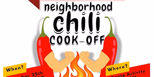 4th Annual Neighborhood Chili Cook-off