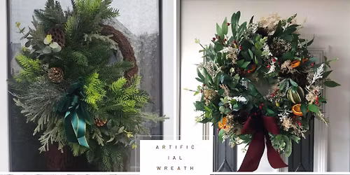Artificial Christmas Wreath or Garland Class