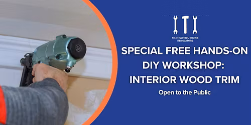 SPECIAL Free Hands-On Workshop: Kitchen Cabinet Trim