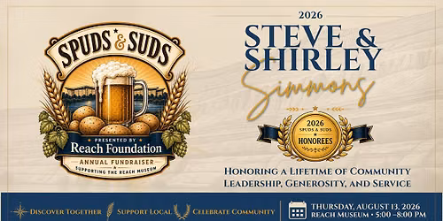 Spuds & Suds 2026: Honoring Steve & Shirley Simmons