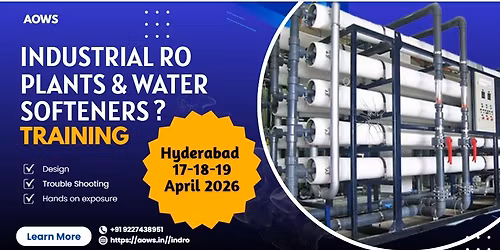 INDUSTRIAL RO PLANTS & WATER SOFTENERS TRAINING