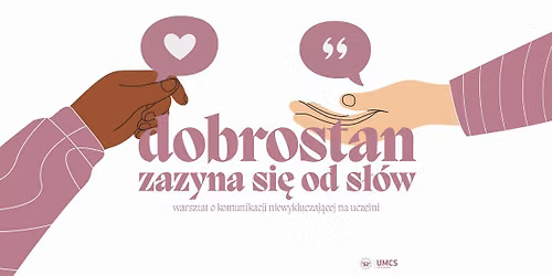 Dobrostan zaczyna si\u0119 od s\u0142\u00f3w \u2013 Warsztat o komunikacji niewykluczaj\u0105cej na uczelni