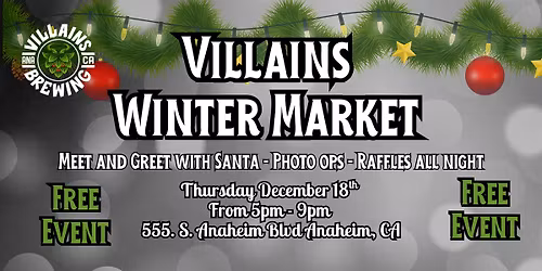 Villains Winter Market