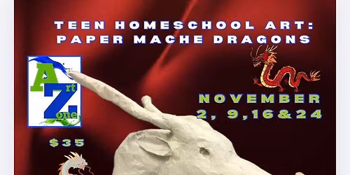 Teen Homeschool Art: Paper Mache