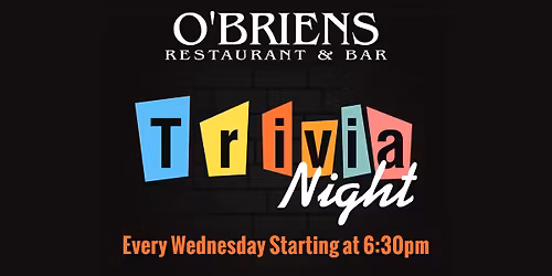 O'Brien's Trivia Night with Jess