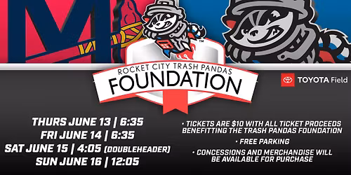 Biloxi Shuckers vs. Rocket City Trash Pandas