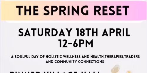 The Spring Reset Holistic Fair in Pinner