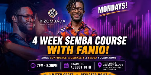 4 Week Semba Course with Fanio!