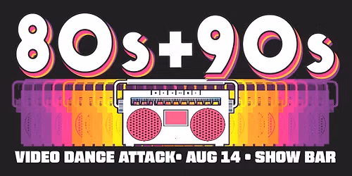 80s and 90s Video Dance Attack Halloween Party