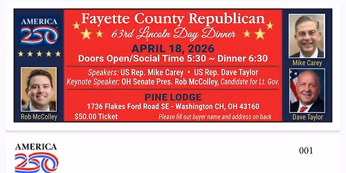 Lincoln Day Dinner 