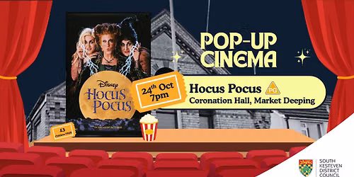 Pop-Up Cinema \u2013 Hocus Pocus - Market Deeping
