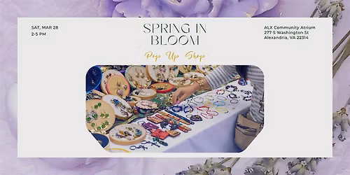 Spring in Bloom Pop Up Shop