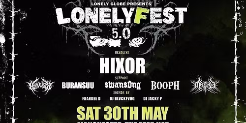 LONELYFEST 5.0 - MANCHESTER