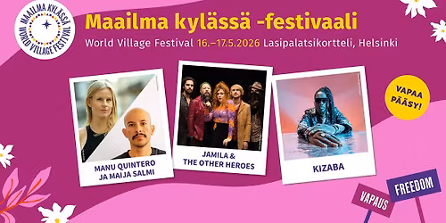 Maailma kyl\u00e4ss\u00e4 \u2013 World Village Festival 2026