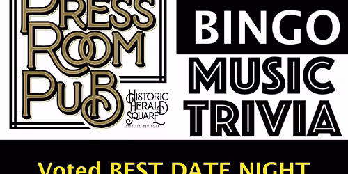 Rock & Roll Bingo Music Trivia 