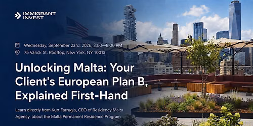 Unlocking Malta: Your Client's European Plan B, Explained First-Hand