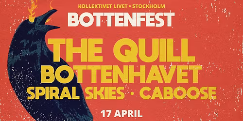 Bottenfest: The Quill + Bottenhavet + Spiral Skies + Caboose | Live p\u00e5 Kollektivet Livet