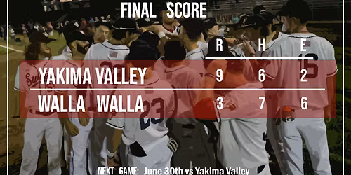 Walla Walla Sweets at Yakima Valley Pippins at Yakima County Stadium