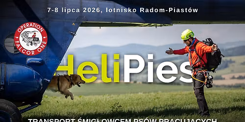 HeliPies - transport \u015bmig\u0142owcem ps\u00f3w pracuj\u0105cych - warsztaty praktyczne