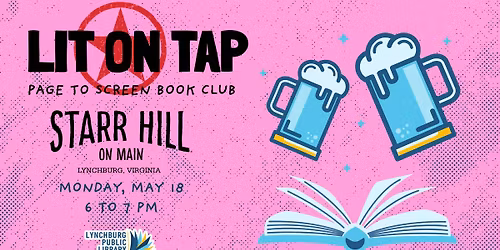 Lit on Tap Book Club with Starr Hill