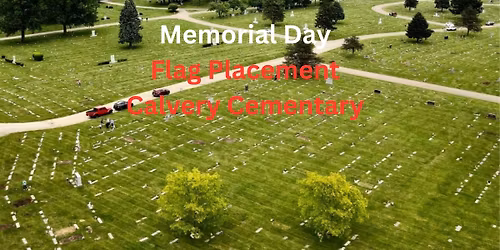 Memorial Day Flag Placement