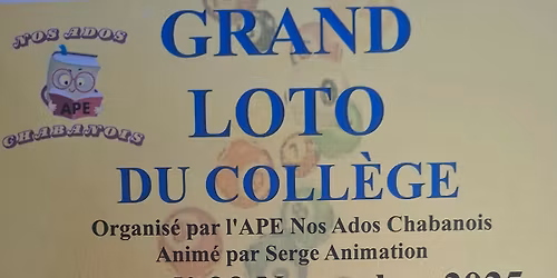 Grand LOTO de l'APE