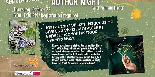 Author Night with William Hager