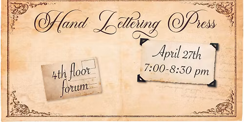 DPPL Hand Lettering Press