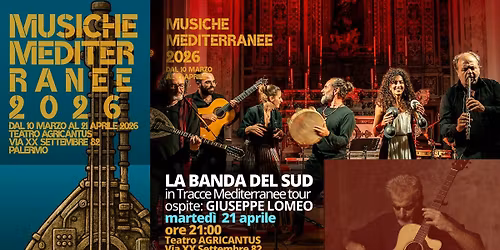 Musiche Mediterranee 2026 - LA BANDA DEL SUD