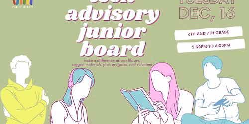 Teen Advisory Board Meeting (Junior Board - 6th & 7th grade)