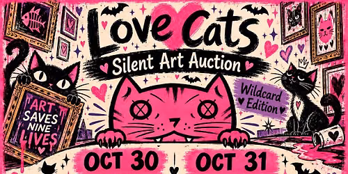 Love Cats Silent Art Auction_ Wildcard Edition