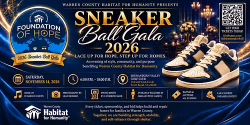 2026 Sneaker Ball | Warren County Habitat for Humanity
