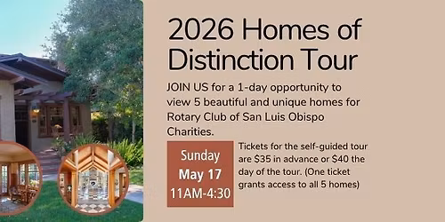 Annual Homes of Distinction Tour
