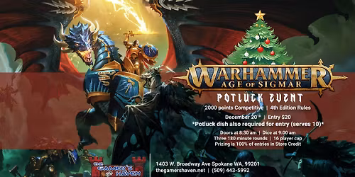 Age of Sigmar Potluck Event
