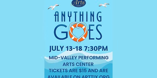 Taylorsville Arts Council presents Anything Goes