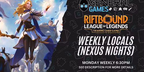 Riftbound - Weekly Locals (Nexus Nights) - Frankston
