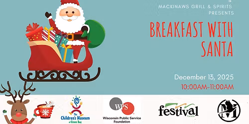 10am-11am Breakfast With Santa 