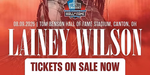 Pro Football Hall of Fame Concert of Legends: Lainey Wilson