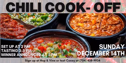 Hop & Vine Chili Cook-Off