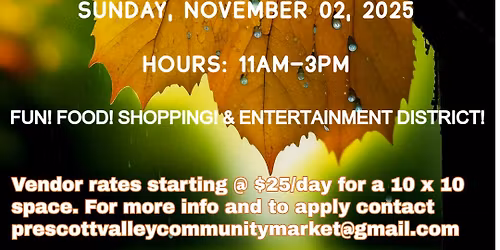 Artisan & Maker Market-This isn\u2019t your average fall market