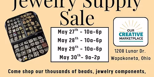 Bead Sale at Our Creative Marketplace WAPAKONETA