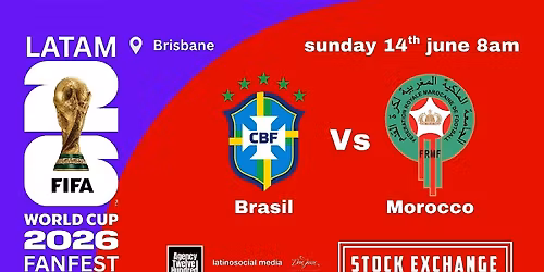 Brasil Vs Morocco FIFA World Cup 2026 Fanfest