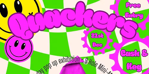 CHRISTMAS QUACKERS MINI-MINI GOLF \/\/ POP UP EXHIBITION