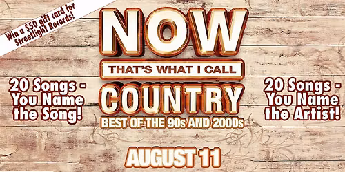 Now That's What I Call Country Music Best of the 90s and 200s Trivia!