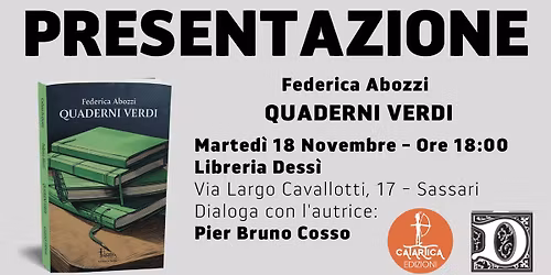 Sassari: QUADERNI VERDI di Federica Abozzi