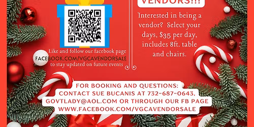 2 Day - VGCA Craft, Vendor & Bake Sale