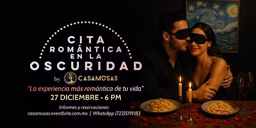 CENA ROM\u00c1NTICA EN LA OSCURIDAD
