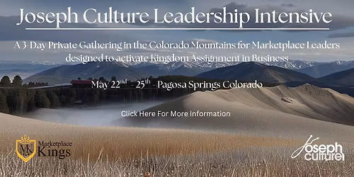 Joseph Culture Leadership Intensive